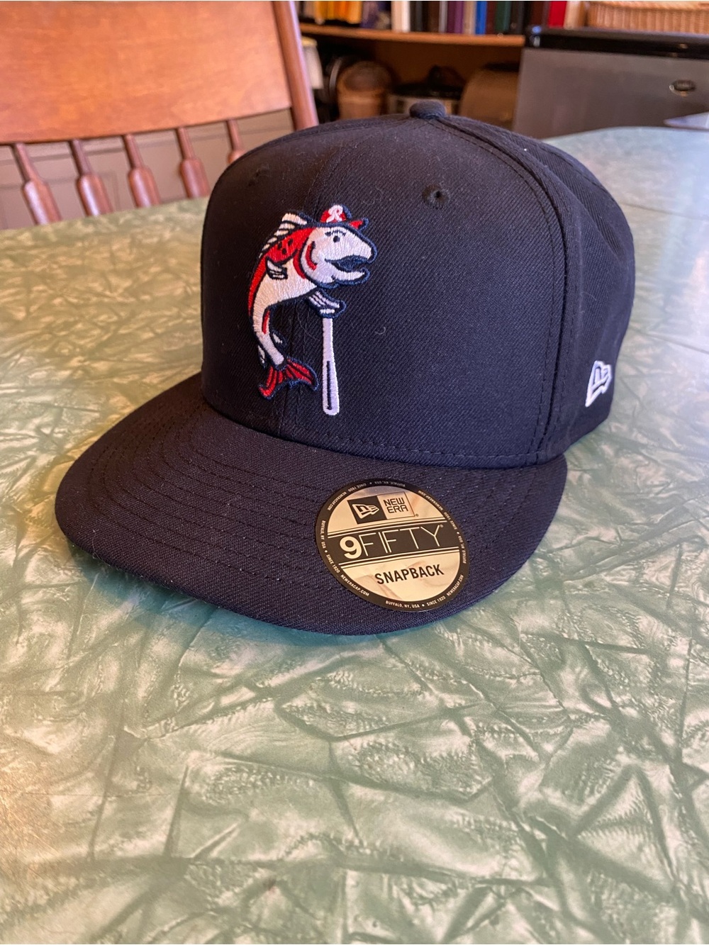 Nice Navy Blue Tacoma Raniers New Era 9FIFTY Size 7 3/4 Fitted Hat